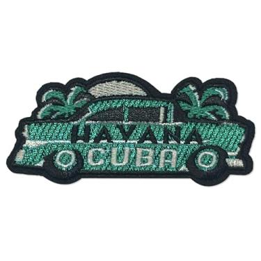 Imagem de FANCIBAND Havana Cube Iron On Patch - Remendos bordados passar/costurar para remendos, roupas, jaquetas, mochilas, jeans, chapéus de caminhoneiro, bolsas e camisas