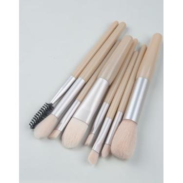 Imagem de Conjunto de pincéis de maquiagem, ferramenta de contorno, pincel de base, pincel de mistura de pó, caneta de blush, escultor, corretivo, kit de sombra, modelador de rosto, bronzeador, ferramenta de