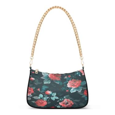 Imagem de CEBUGI Bolsas transversais femininas bolsa de ombro rosa bolsa clutch elegante com alça de corrente
