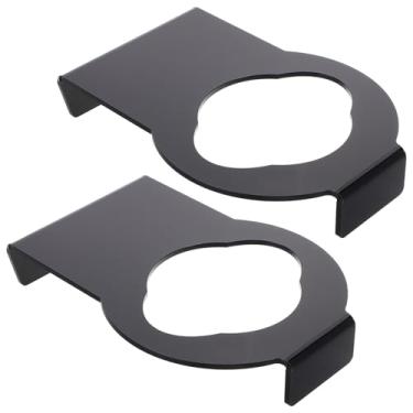 Imagem de UPKOCH Suporte de bola com 2 peças, suporte de acrílico, suporte de parede, suporte de armazenamento, prateleira invisível para futebol, basquete, vôlei, rúgbi, futebol, preto