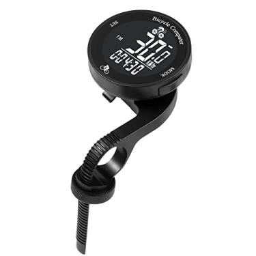 Imagem de Computador sem fio para bicicleta Odômetro Multifuncional Tela LCD Velômetro ciclismo com luz de fundo Rastreamento real distância viagem Medidor ODO Início e parada automáticos LED Gravador dados ent