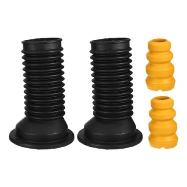 Imagem de Hihaha No.4815702060/4815702080 Amortecedor de suspensão com tampa contra poeira para Toyota Matrix 2003 2004 / Interno/Borracha durável / 1 conjunto amarelo