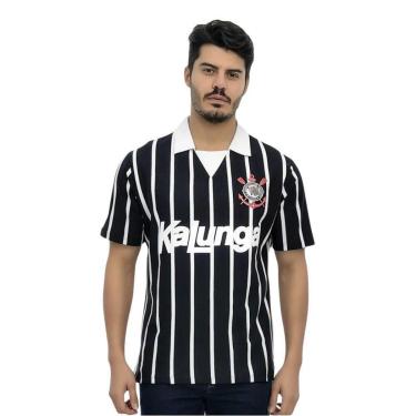Imagem de Camiseta Coimbra Corinthians Retro Kalunga-Masculino