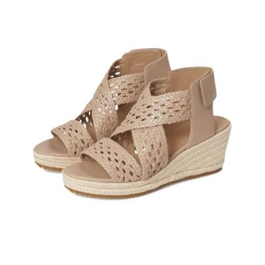 Imagem de Eileen Fisher Sandália feminina Willow Espadrille Wedge, Pergaminho, 35