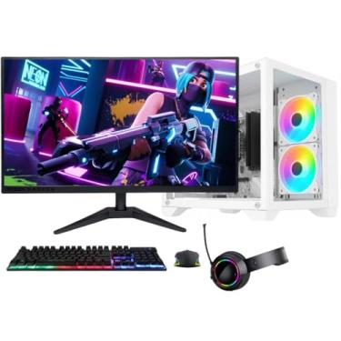 Imagem de PC Gamer Completo BluePC FORCE, AMD Ryzen 5, Radeon RX, 32GB DDR4, SSD 1TB, Fonte 500W, Monitor LED 20" - PGBP-FOR147