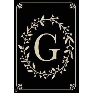 Imagem de Briarwood Lane Bandeira dupla face com monograma clássico letra G House