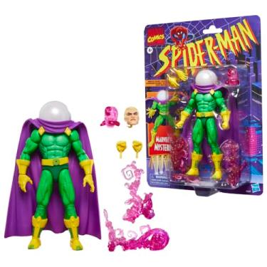 Imagem de Marvel Legends Series Marvels Mysterio, Retro Spider-Man Figura 15 cm