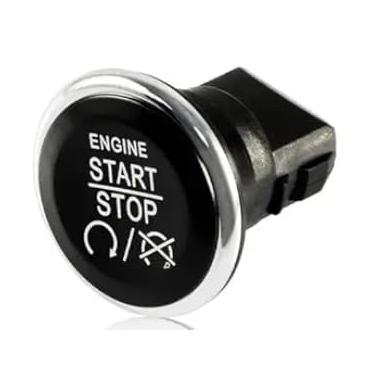 Imagem de SUNJIKA Substituição do interruptor de parada de partida do motor para Land Rover Range Rover Sport Range Rover tamanho completo Range Rover Evoque Discovery Botão de ignição esportiva