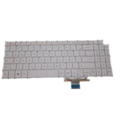 Imagem de Teclado de portátil para LG 15Z950 15ZD950 LG15Z95 15U560 15UD560 LG15U56 15Z940 Brasil BR Branco sem moldura Novo