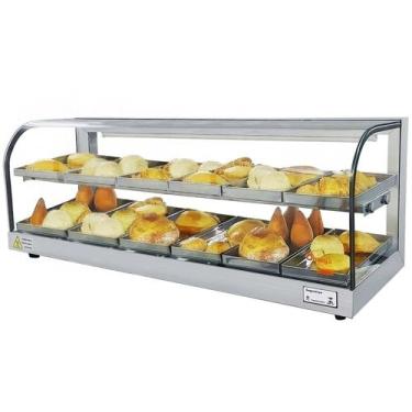 Imagem de GD12 - Estufa Gama para salgados 12 bandejas Dupla Prata - 220V - Omeg