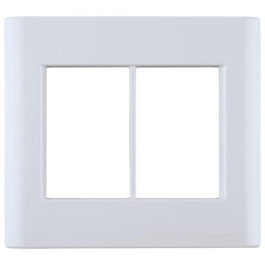 Imagem de Placa Giz 6 Postos 4x4 Branca - 57200071 - Tramontina Placa 6 Postos 4x4 Branca Tramontina 57200-071