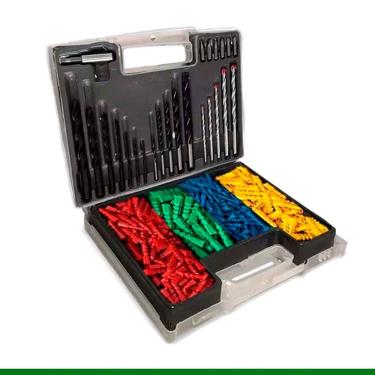 Imagem de Jogo De Brocas Bits E Buchas 300 Peças Com Maleta