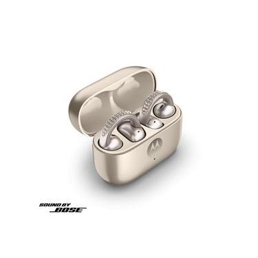 Imagem de Fone de Ouvido Moto Buds Loop OWS Bluetooth, Sound by Bose IP54 Bateria até 39h Swarovski