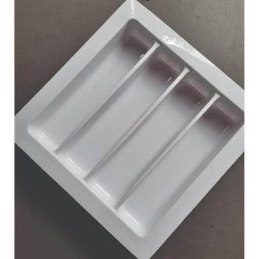 Imagem de Organizador De Gavetas - Divisor/separador De Talheres (Branco)