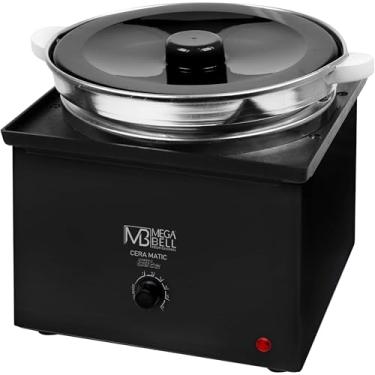 Imagem de Mega Bell, Panela aquecedora de cera para depilação, Termocera, Cera-Matic Elite, Com refil, Bivolt, 2,5kg, Preto