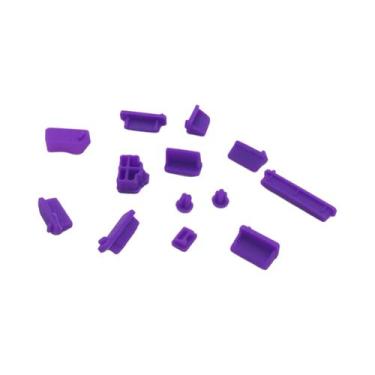 Imagem de Protetores Universais De Silicone Para Portas De Notebook, 16 Peças, A