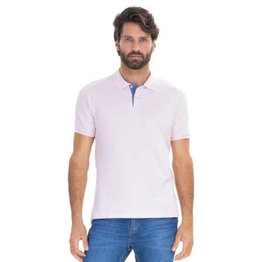 Imagem de Camisa Polo Manga Curta Masculina 007001001 Slim Ogochi Rosa-Masculino