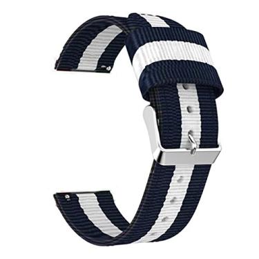 Imagem de KAPPDE Pulseira de lona de nylon de 22 mm para relógio Huawei Gt 2 Pro Strap Watch band Gt2 Pro Honor Magic 1 2 46mm pulseira de substituição de pulseira (cor: 5, tamanho: para Huawei GT)