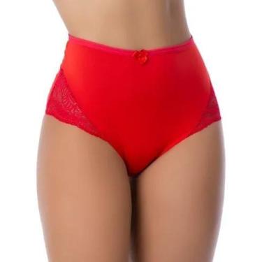 Imagem de Kit 6 Calcinhas Cós Alto Segura Barriga Feminina Atacado - QUALIBELLA 