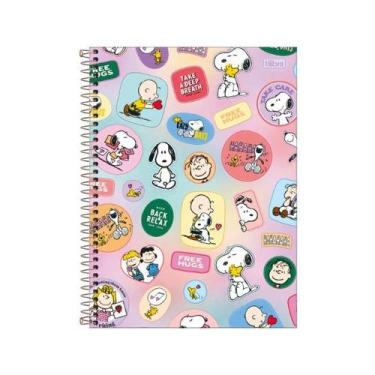 Imagem de Caderno 10 MatErias Snoopy 160 Folhas Tilibra