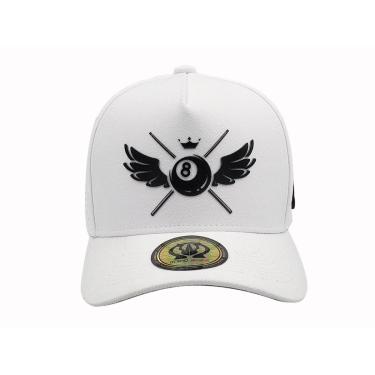 Imagem de Boné Trucker Rhino Size Bola8 aba curva Branco-Unissex