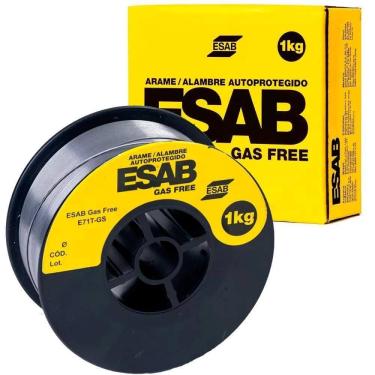 Imagem de Arame Para Solda Mig 0,8 Mm 1 Kg Uso Sem Gás Gas Free - Esab