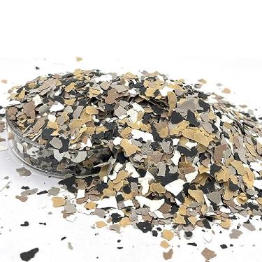 Imagem de Huixiang Chips coloridos decorativos de 1200 g/1,2 kg para pisos de garagem de epóxi - Kit de pintura de piso, flocos de chão de garagem, lascas de tinta para piso de epóxi - Revestimento de piso de