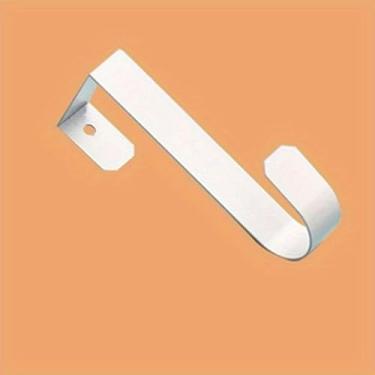 Imagem de Gancho traseiro para porta de armário de cozinha, toalhas de roupas, acessórios de banheiro, gancho de armazenamento, gancho para pendurar na porta traseira (branco)