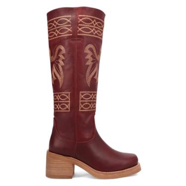 Imagem de Dingo Bota feminina Avalon Western, Merlot, 38