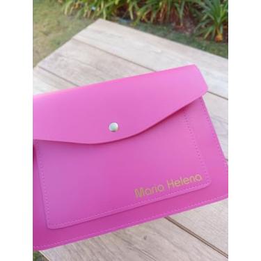 Imagem de capa para caderneta de vacinação brochura e espiral em sintético montana/soft color Personalizado (pink)