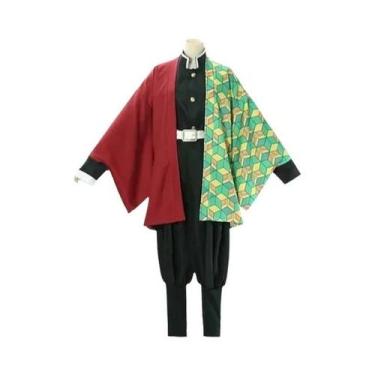 Imagem de Fantasia De Cosplay Demon Slayer Para Crianças Tanjiro Nezuko Shinobu 