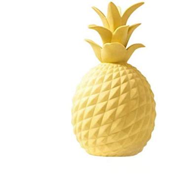 Imagem de U5GAAALPPQ9 Ornamentos Decorações - Decoração de Casa Artesanato Cerâmica Abacaxi Ornamentos Criativos Verde Escuro (Cor: Amarelo)