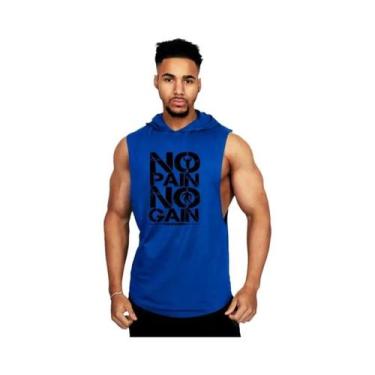 Imagem de Camiseta Regata Masculina De Algodão Com Capuz Para Verão, Respirável,