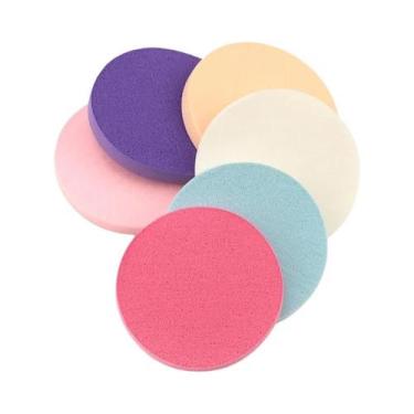 Imagem de Esponja Macia Para Base De Maquiagem 6 Peças, Puff Cosmético Para Uso 