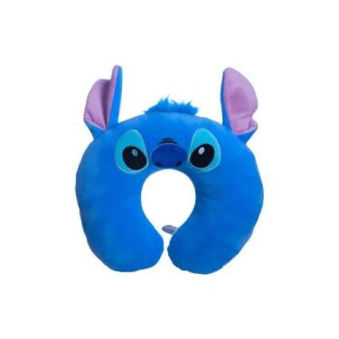 Imagem de Almofada Stitch Travesseiro Protetor Encosto Para Pescoço Viagem Com A
