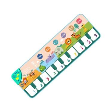 Imagem de Tapete Musical Infantil Com Teclado E 8 Sons De Animais, Brinquedo Edu