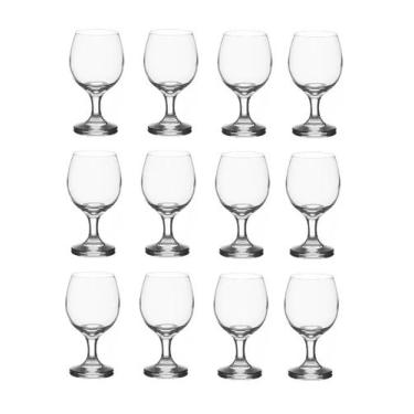 Imagem de Jogo 12 Taças Água Suco Refrigerante 320ml Vidro Restaurante - Nadir F