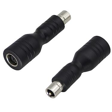 Imagem de HCFeng Adaptador DC 8020 macho para DC 7909 fêmea (pacote com 2) para painel solar, RV, estação de energia portátil, compatível com Jackery Explorer Series 1500, 2000W, 12-24V, 200W, DC8, DC7909