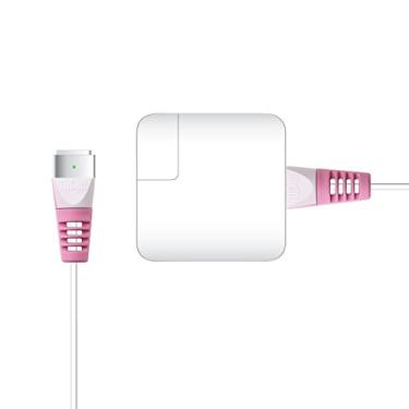 Imagem de TUDIA KLIP Protetor de cabo de carregamento organizador protetor de fio compatível com Macbook (rosa)