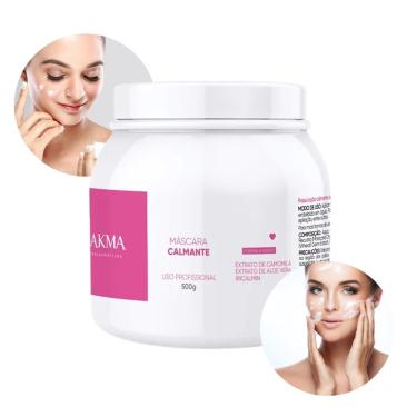 Imagem de Máscara Calmante 500g Para Limpeza De Pele Profissional Tipo De Pele Normal