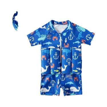 Imagem de Roupa De Natação Flutuante Destacável Para Meninos E Meninas, Traje De