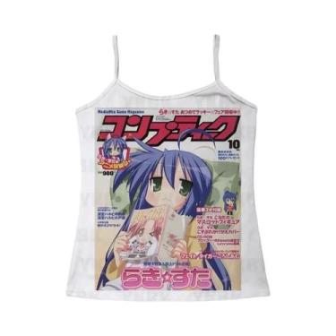 Imagem de Camiseta Regata Feminina Estilo Harajuku Com Estampa De Letras, Modelo