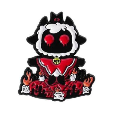 Imagem de Pins De Esmalte Personalizados Cult of the Lamb, Broches E Emblemas De