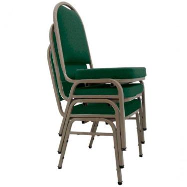 Imagem de 03 Cadeiras Para Hotel E Auditório Linha Hotel Verde