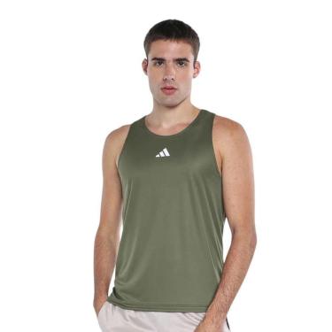 Imagem de Regata Adidas Treino Básica Masculina - Verde 2GG-Masculino