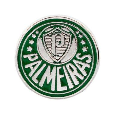 Imagem de Broche Metal Escudo Time 2.2x2.2cm - Palmeiras - Mileno