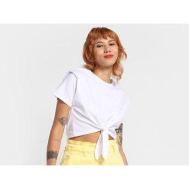 Imagem de Blusa Vista   Ombreira Amarração Frontal-Unissex