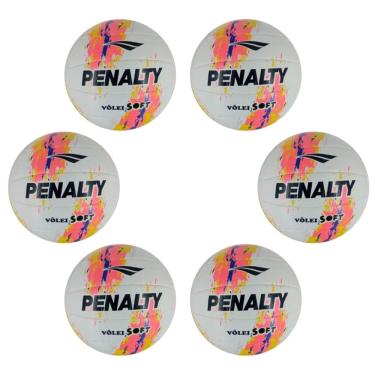 Imagem de Kit 06 Bola De Vôlei Penalty Soft X Costurada XXIII