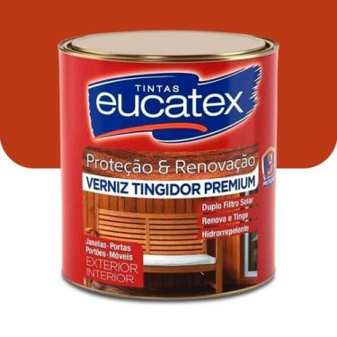 Imagem de Verniz Premium Eucatex Para Madeira Imbuia Brilhante 900ml - EUCATEX V