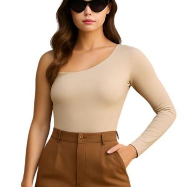 Imagem de Body feminino mula manca uma manga em suplex varias cores - Ninas Bout